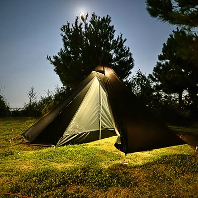 Pyramid Single Tent Outdoor Avtomobil dam çadırları