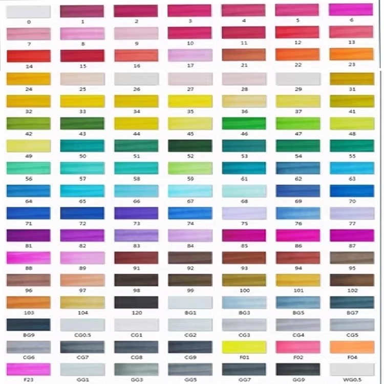 Sta marcador 3203 solo auto-seleccionado de cabeza dura de alcohol aceitoso marcador de doble cabeza venta única