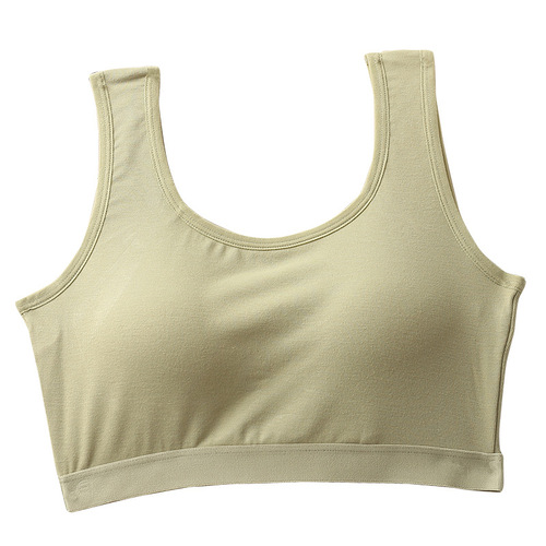 Beautiful back bra sports bra for women without rims tube top camisole vest wrap chest push-up all-in-one girl student