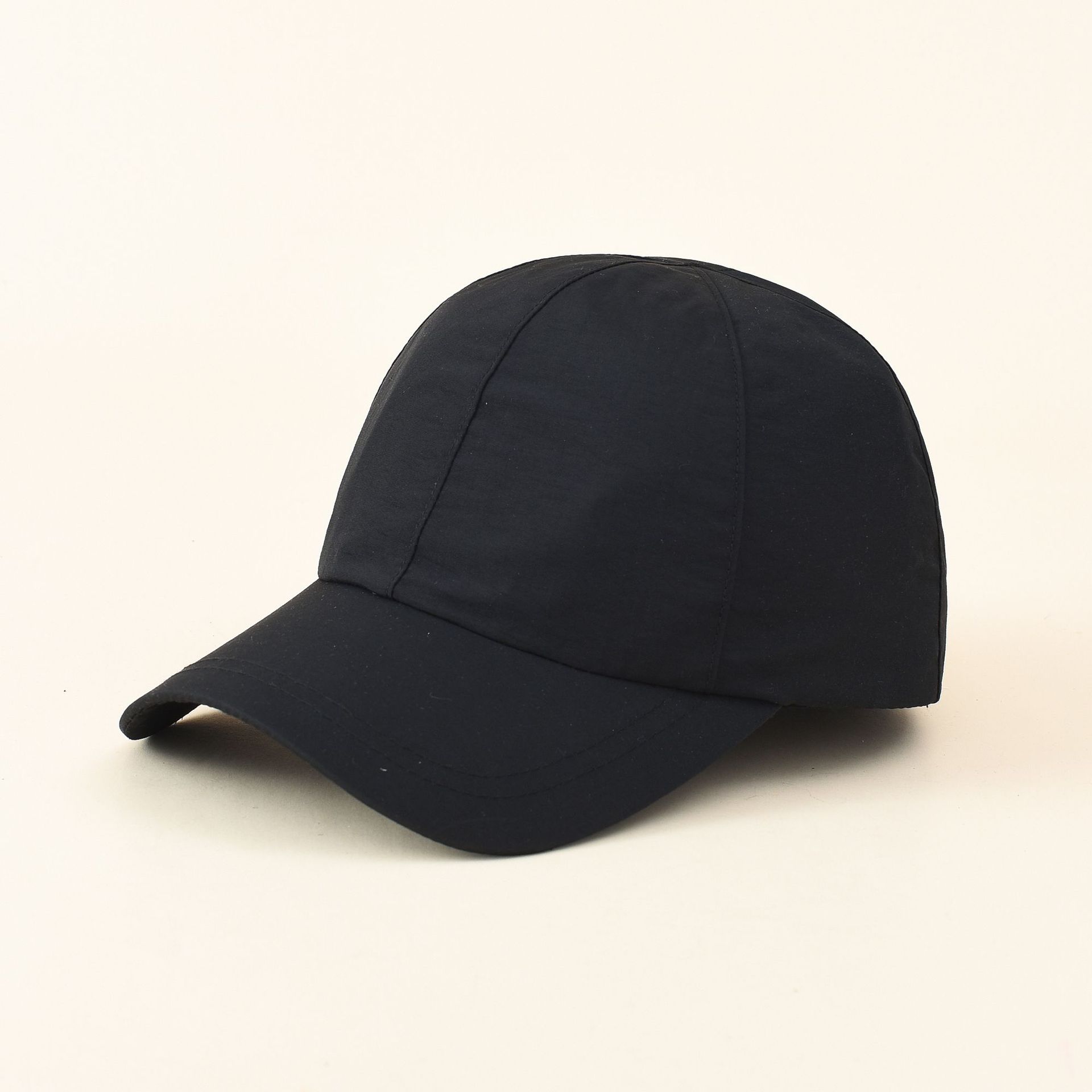 2021 estilo neutral verano nueva moda casual color sólido diseño de cordón a prueba de sol gorra