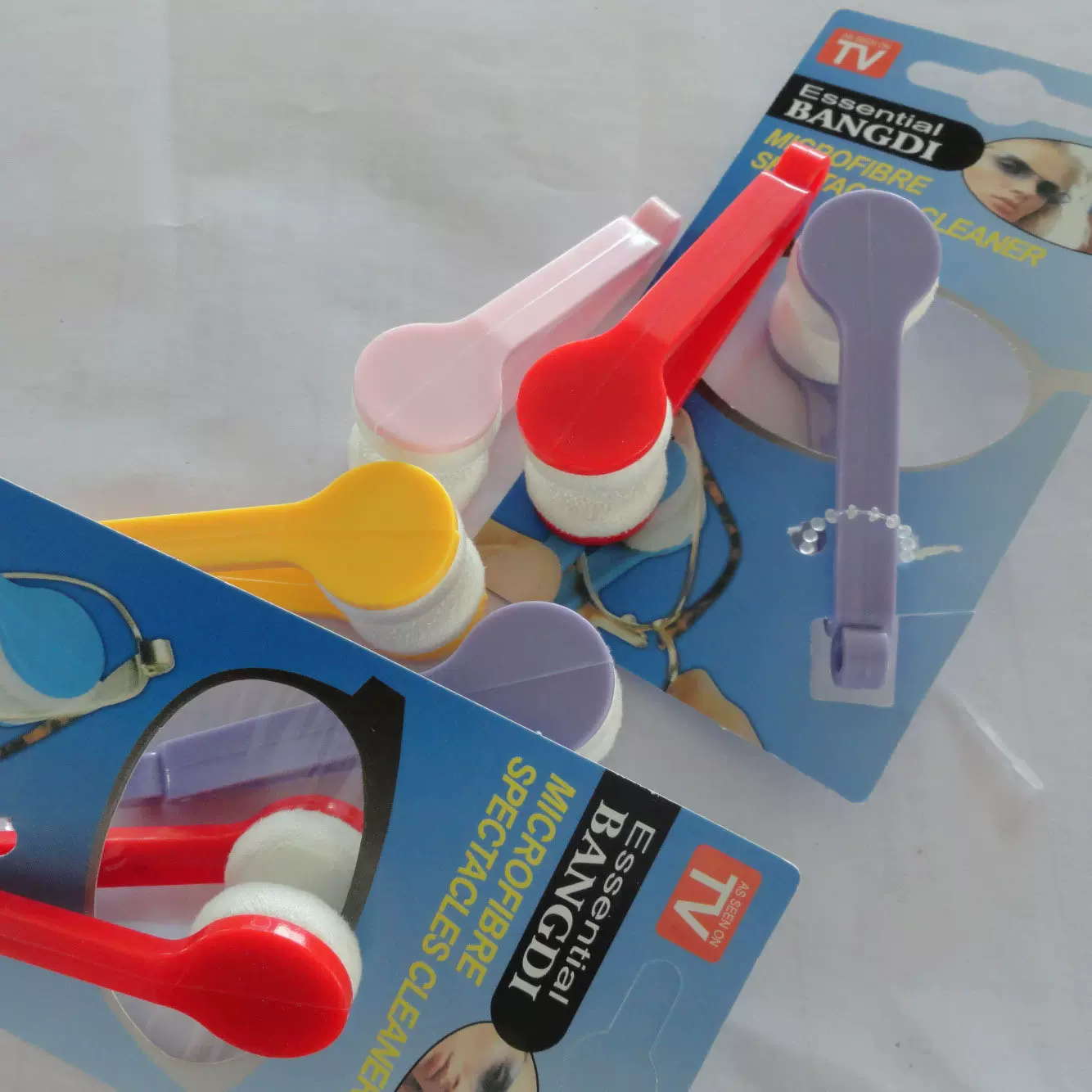 多功能携带型眼睛擦 眼镜布 眼睛伴侣超细纤维眼镜布迷你眼镜刷