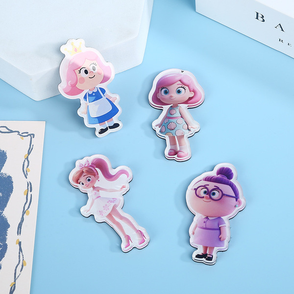 Acrylic cartoon fridge magnet