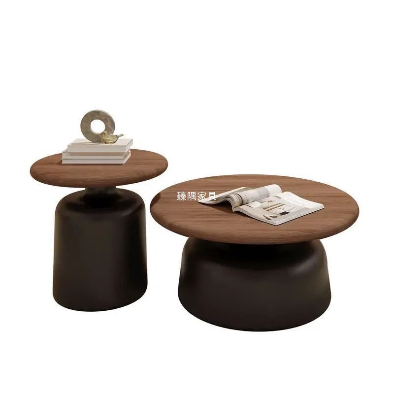 Cream viento nórdico apartamento mesa de té sala de estar pequeña casa simple mesa de té Martini mesa de té redonda