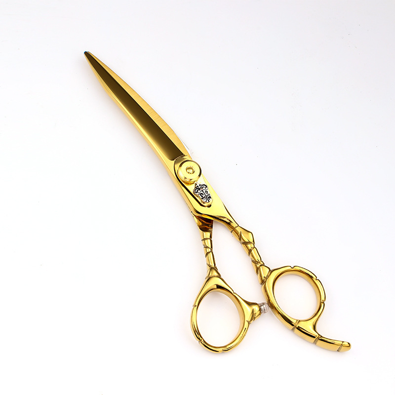 Ciseaux à effiler plats en platine de haute qualité pour coiffure professionnelle, outils de coiffure_voghion.com