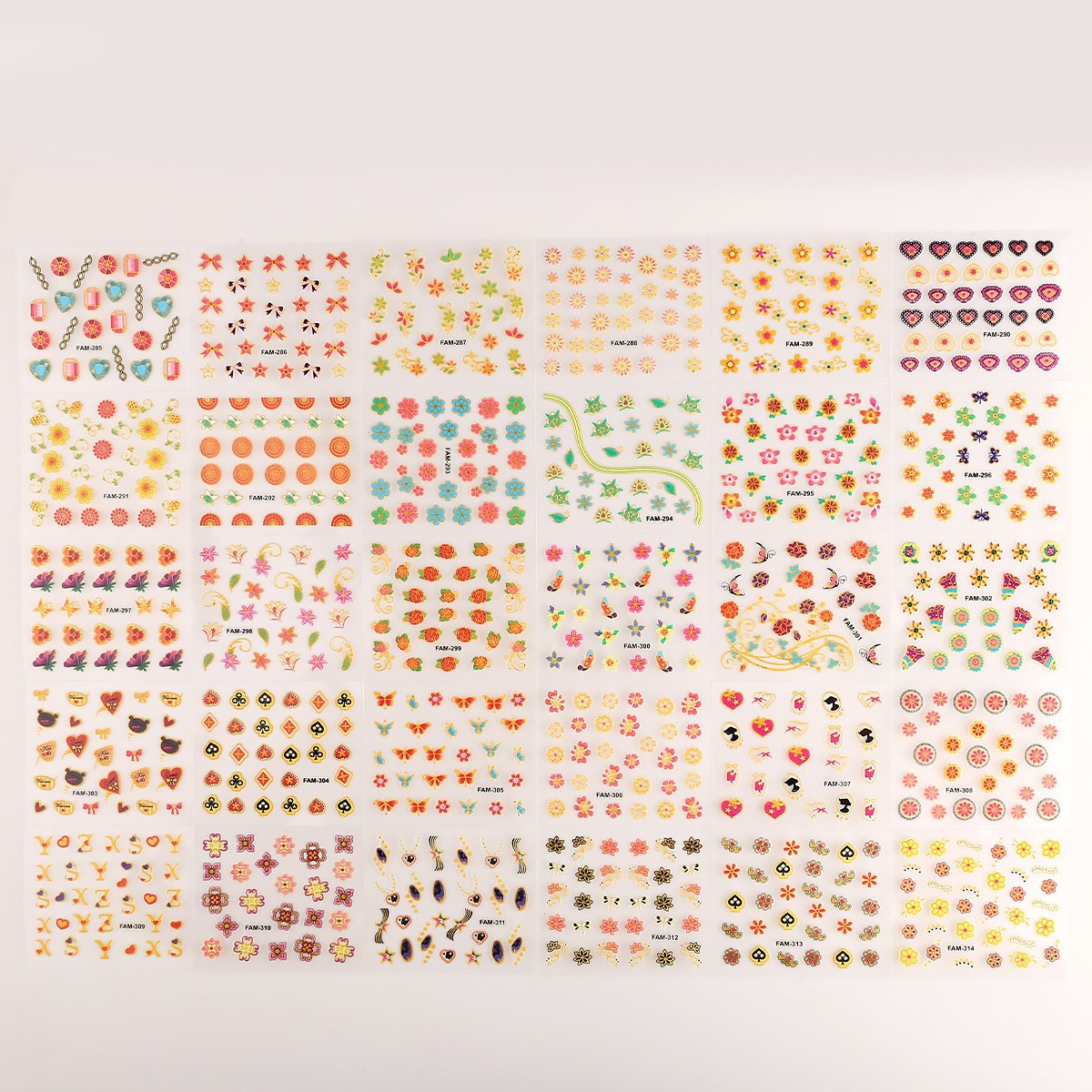 G7 네일아트 스티커 1세트 (30매)