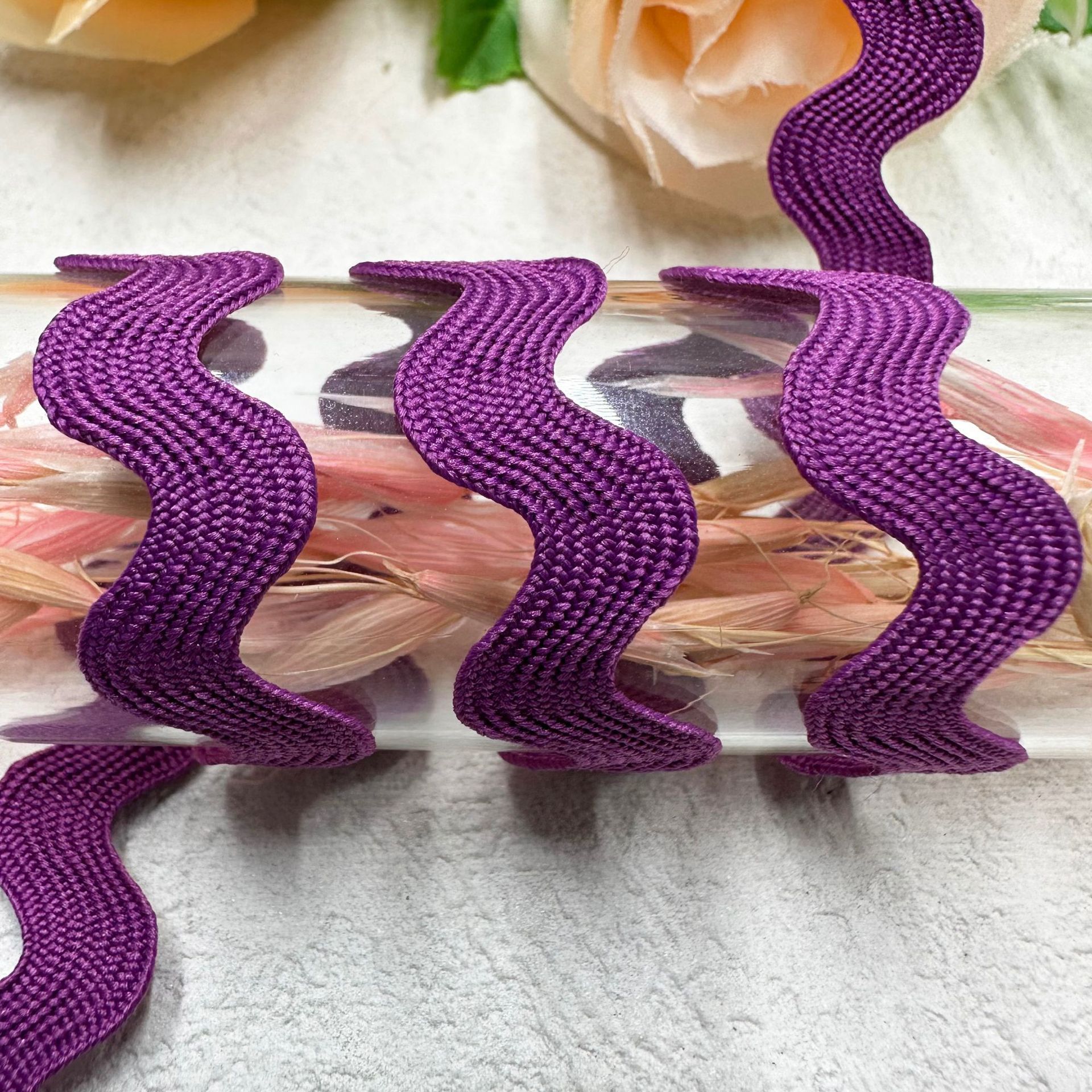 8mm onda sólida en forma de S curva banda de encaje cortina sombrero ropa infantil joyas de boda accesorios de ropa