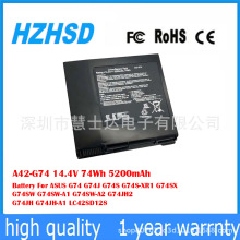 适用于华硕ASUS G74J G74S G74SX G74SW G74JH 笔记本电池A42-G74