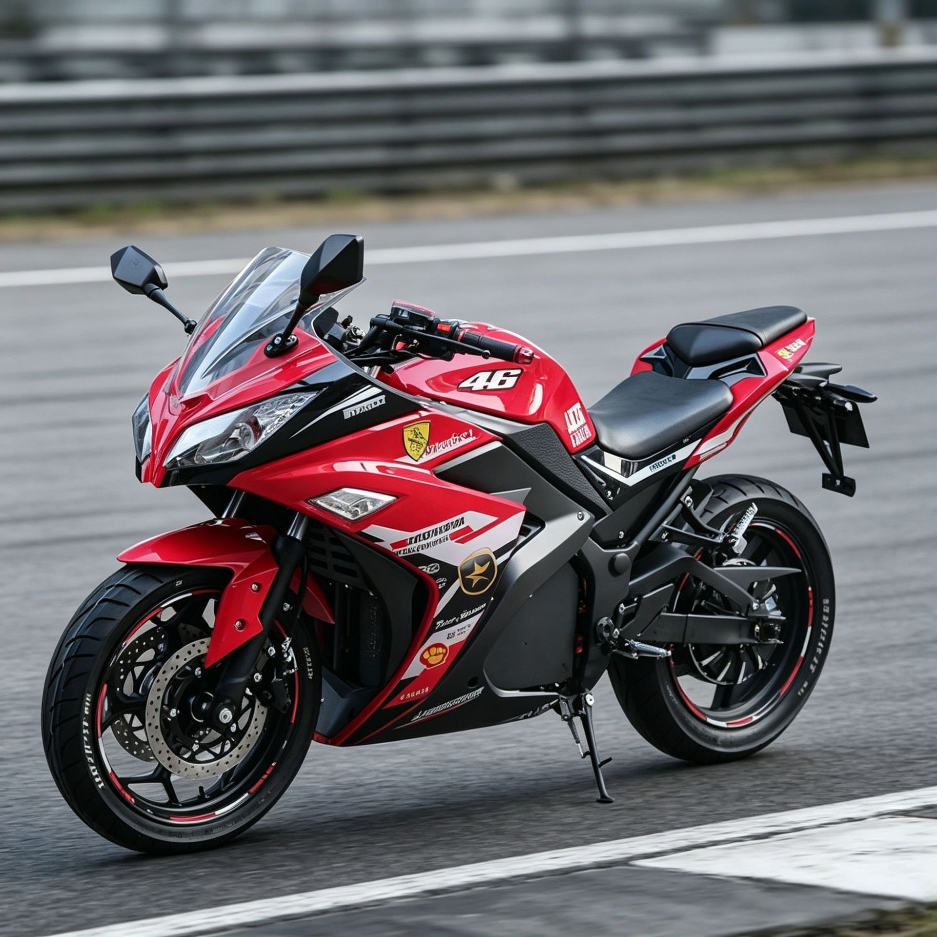 Little Ninja TDR51Z electric motorcycle, street bike, high-power sports off-road bike, customized for cross-border delivery