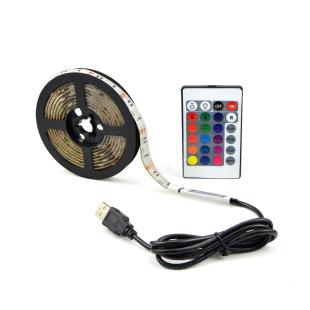 5V RGB���z��ˮ 5050 USB�􎧼t���b���߲�TV�����ҕ������