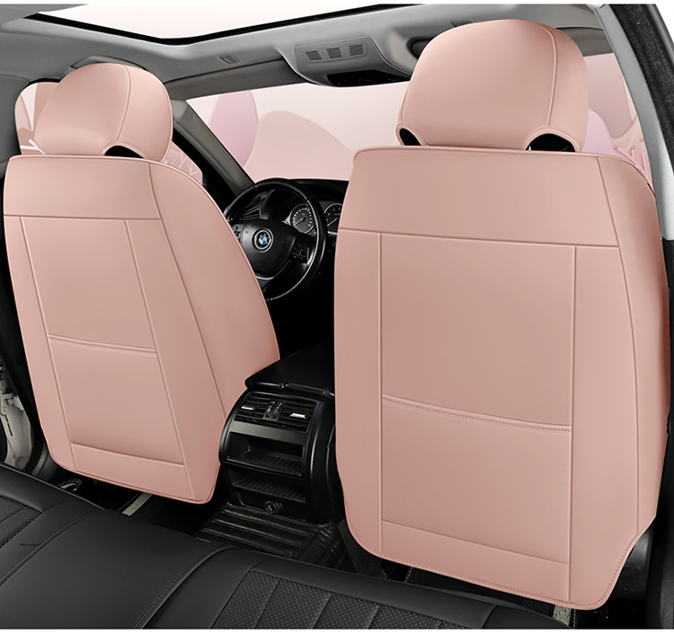 Car Seat Cushion Full Surround Leather New Model Car Seat Cover Universal for All Seasons Five-Seater Leather Special Seat Cushion Cover