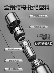 高檔雙層保溫杯316不鏽鋼男女士水壺大容量泡茶杯便攜水杯子禮品