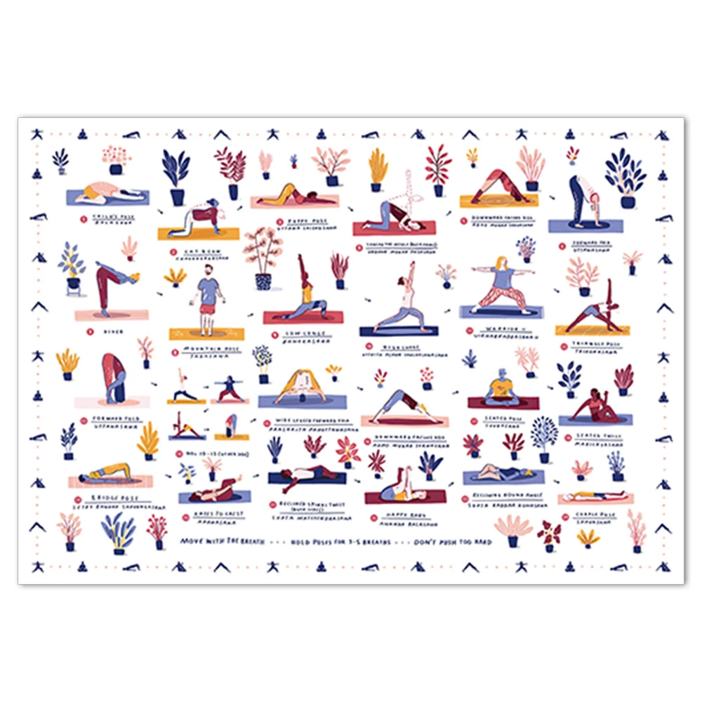 Poster for yoga for gym, Aliexpress, Amazon