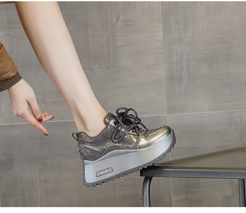 Giày sneaker nữ đế dày chunky phong cách cổ điển phối màu thời trang — M2992-1 plus nhung màu sâm panh, M2992 lót đơn màu sâm panh, M2992 lót đơn màu tím, M2992-1 plus nhung tím chi tiết 19