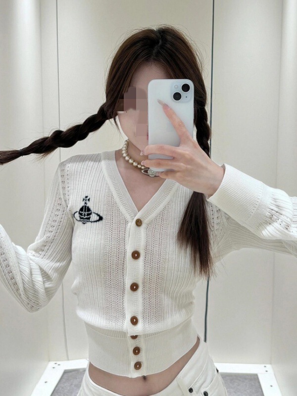 韩系慵懒风甜美V领针织开衫女秋冬季新款洋气减龄小香风长袖上衣|undefined
