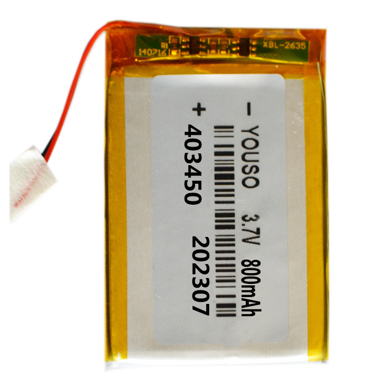 3.7V 800mAh 403450ۺ﮵ǵLEDƵܼ