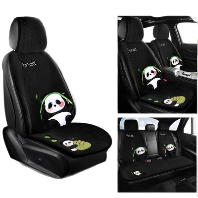 Wool pad — Cute Panda Cartoon Goddess Car
