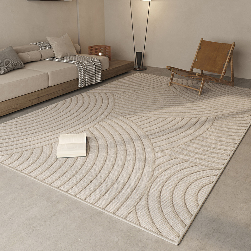 Alfombra doméstica de lujo ligera de dibujos animados resistente a la suciedad fácil de cuidar alfombra de cama resistente a la suciedad alfombra de lana de cristal antideslizante puede ser un agente