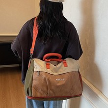 运动瑜伽短途旅行袋女大容量训练游泳健身包男潮流收纳斜挎背包
