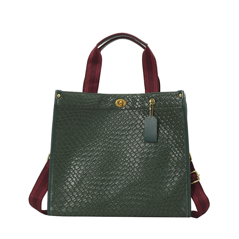 Bolsa de mano de tejido de alta calidad para mujeres 2025 nueva moda transfronteriza de gran capacidad de transporte de hombro mochila