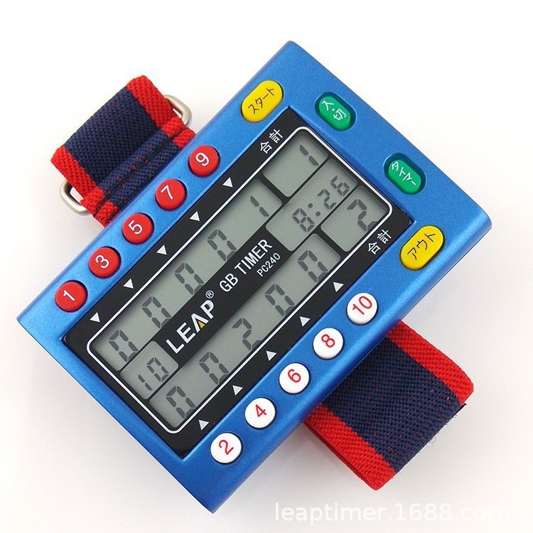 Tianfu brand croquet watch PC240 timer and score counter for out-of-bounds play, 10-second countdown, 30-minute countdown switch.