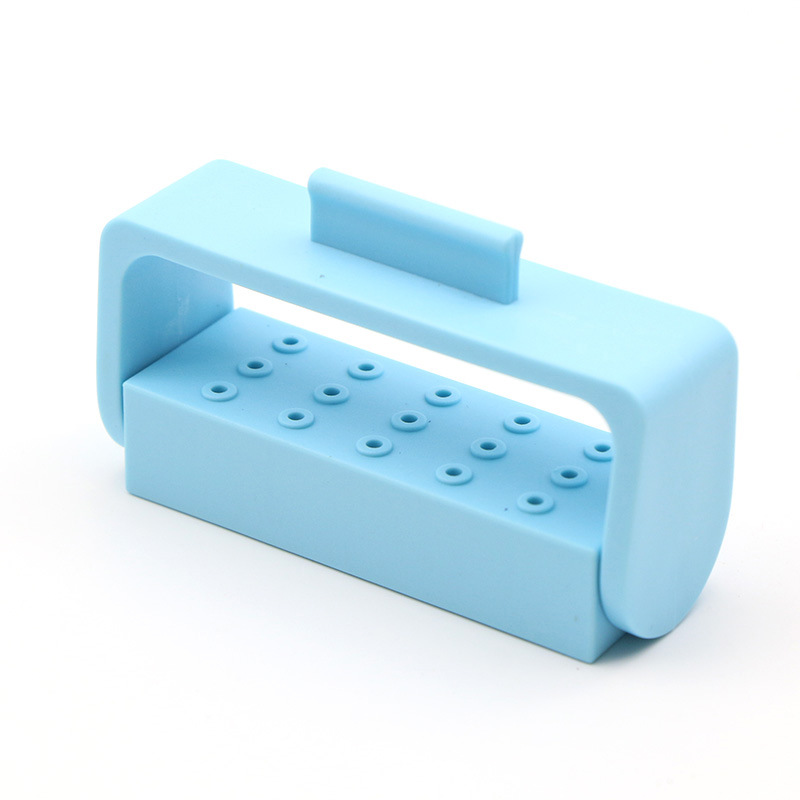 Caja de aguja abierta dental 9-agujero 15-agujero aguja rack caja de desinfección abierta ampliación de la aguja de desinfección rack de almacenamiento