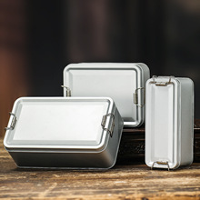 长方形锁扣马口铁盒凤梨酥包装盒茶叶铁罐巧克力雪花酥喜糖铁盒子