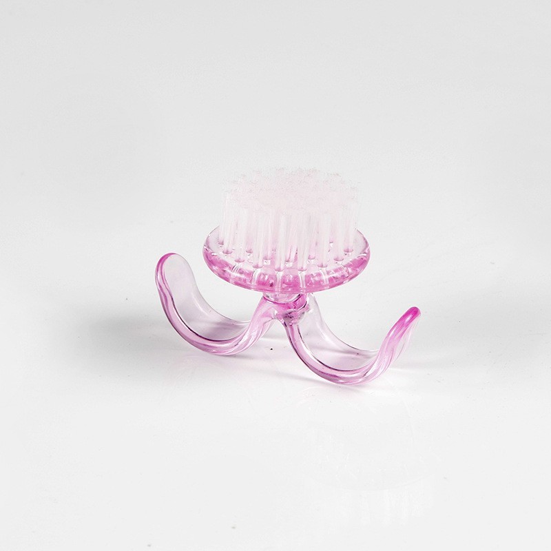 Brocha para Polvo de Manicura y Maquillaje de Nylon Suave para Limpieza de Uñas y Colorete