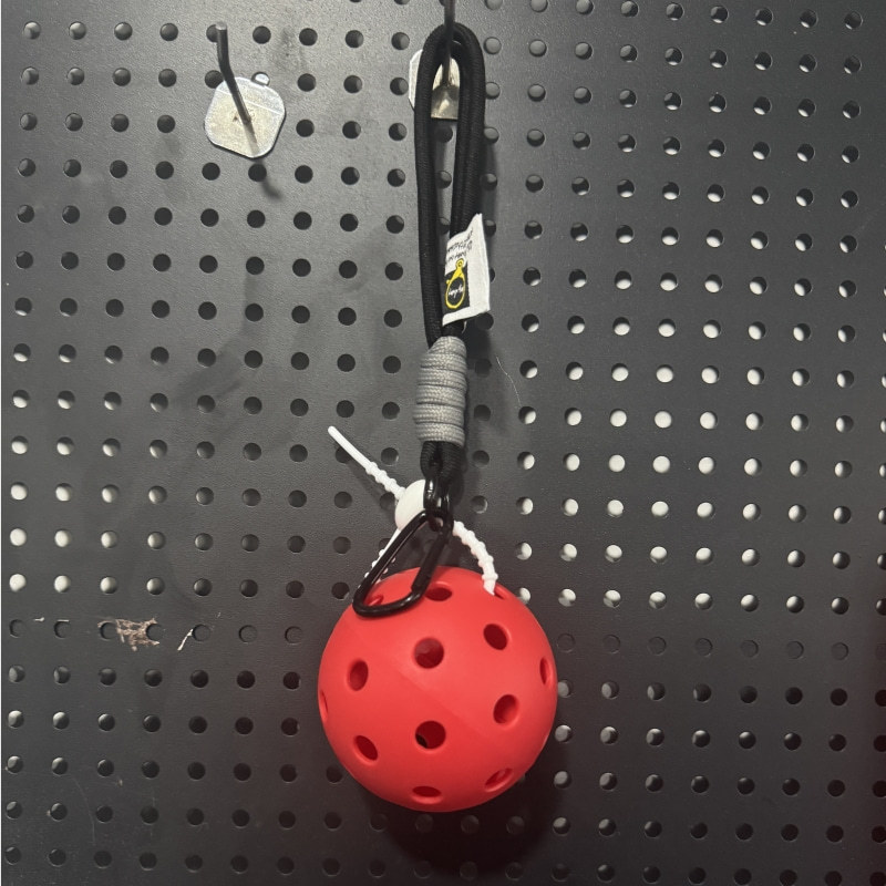 빨간색 + 검은색 끈 (일반 공 7.4cm)