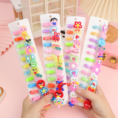 Soft plastic luminous hairpin, glitter hairpin cartoon, hairpin headgear, children's luminous toy, street stall supply wholesale