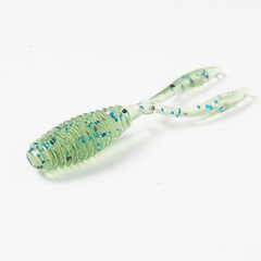 富瑞施迷你根釣軟餌 叉尾路亞軟餌 30條/瓶軟蟲 淡水海釣微物假餌