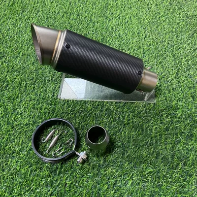 Motorcycle exhaust pipe — race 800 450SR 250RR - 89-oblique-carbon-fiber-51mm