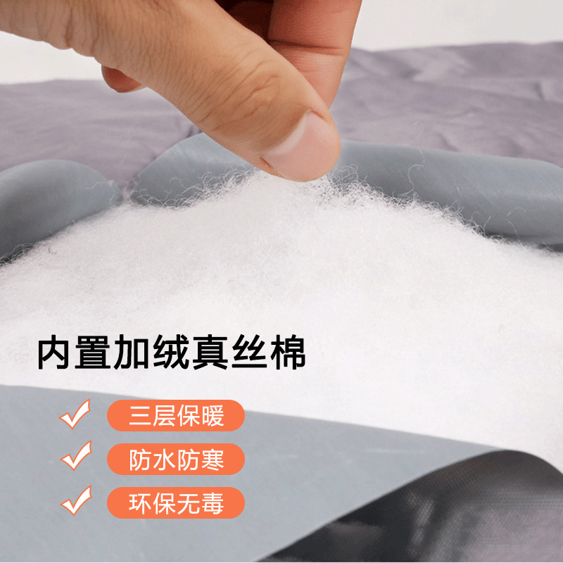 秋と冬のパーティションサイレント断熱暖かいパンチフリーカーテン家庭用厚みのある防寒防水防風綿のドアと窓|undefined
