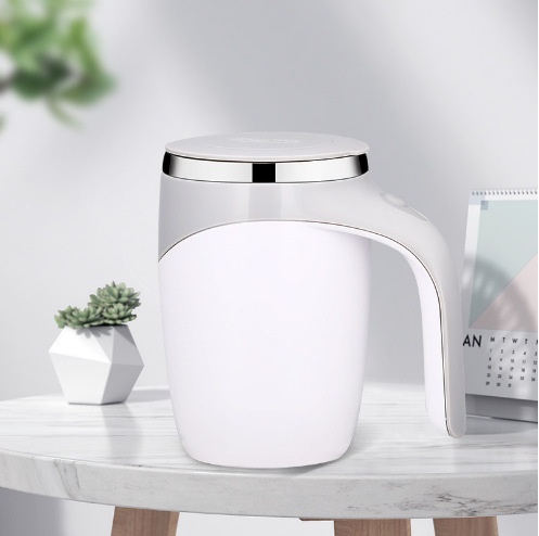 家庭用ステンレス鋼レイジーコーヒー撹拌カップ自動撹拌カップ磁気回転電動ミルクカップマグカップ|undefined