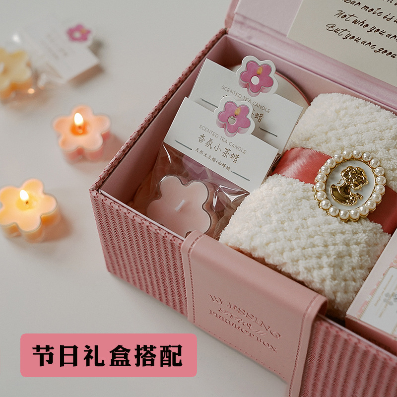 Cera de té 4 horas Adornos de ambiente, regalos creativos hechos a mano, flores de colores, velas de aromaterapia, cera