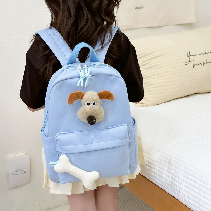 Comercio exterior transfronterizo 2024 nuevo lindo caricatura mochila de perros mochila de tendencia para niños mochila de ocio para estudiantes de primaria doble espalda