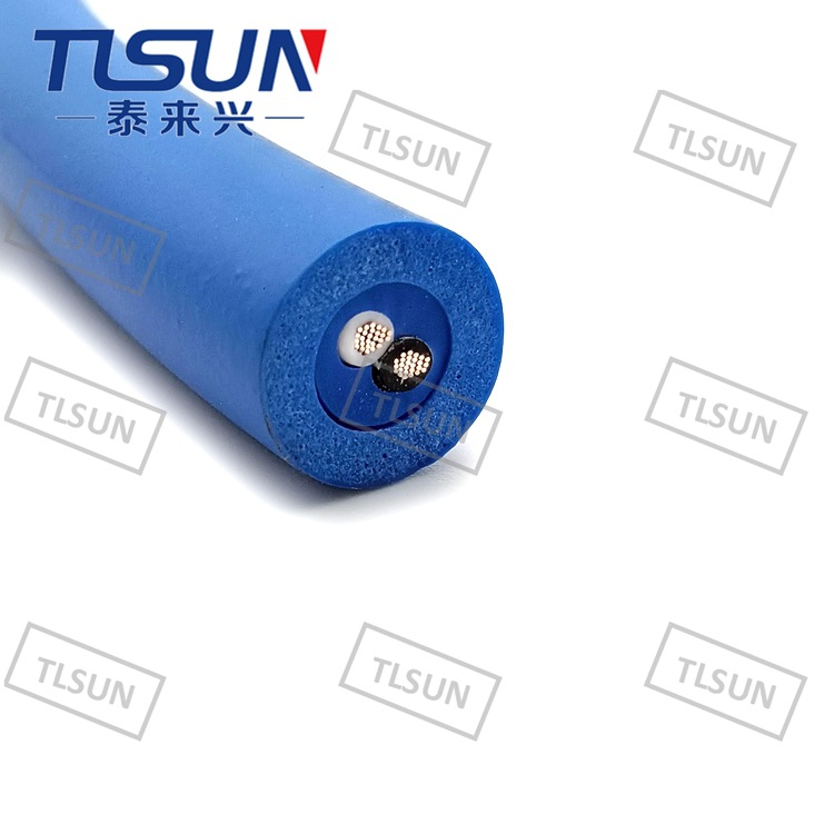 浮动电缆2X16AWG蓝色耐水主要用于ROV水下航行器