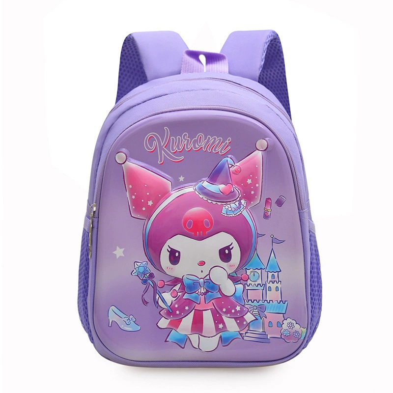 3D стерео детская сумка Kuromi с жестким корпусом, мультяшный милый Человек-паук, школьная сумка для детского сада, школьная сумка принцессы льда и снега