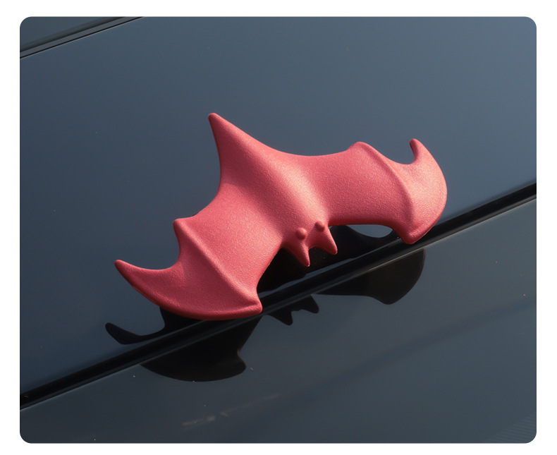 Car Personalized Car Logo Bat Random Sticker Modified Car Sticker Bat Decorative Sticker Car Body Sticker Tail Label Side Label
