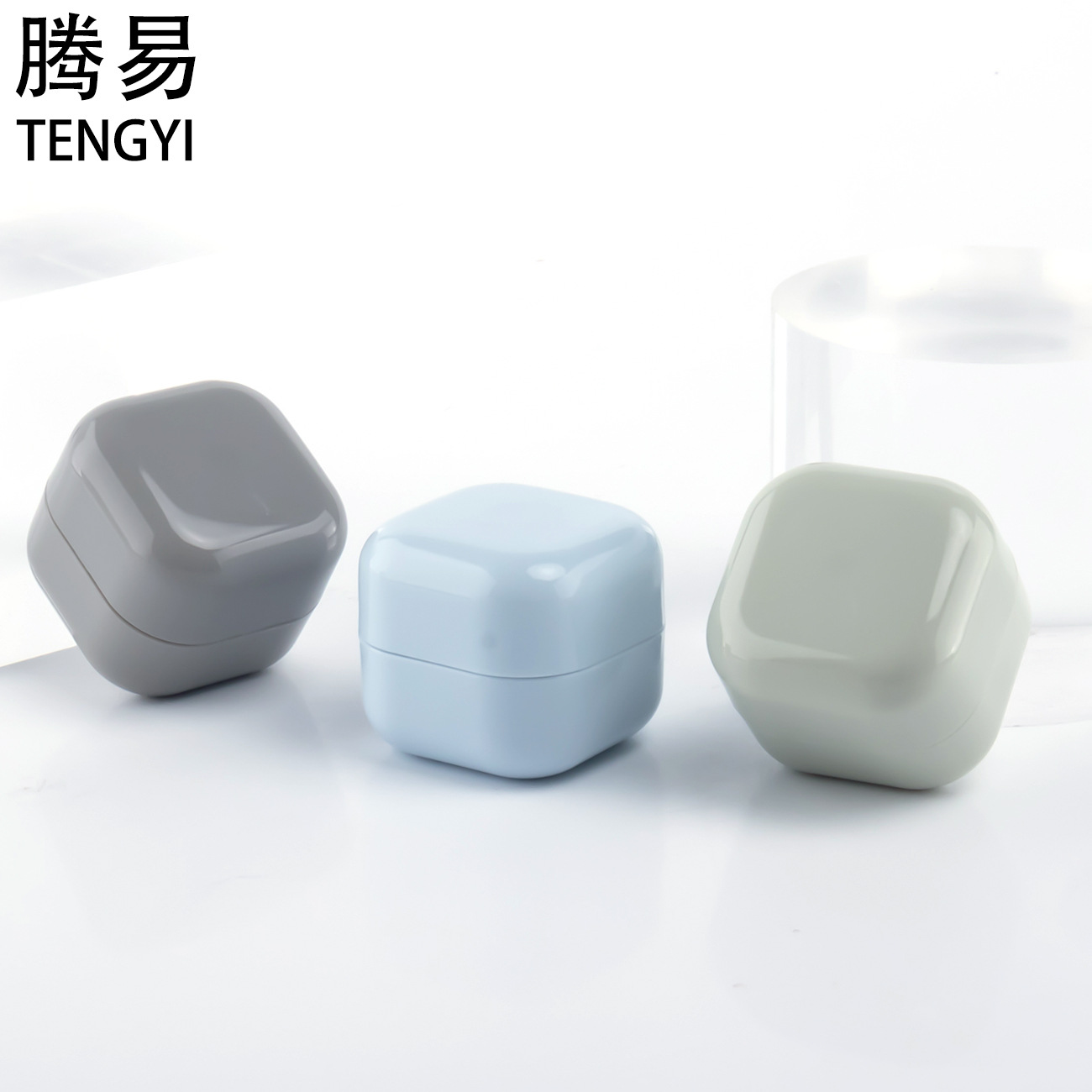 5g甲油胶罐甲油胶分装罐 面霜乳霜瓶 发膜磨砂膏分装瓶四方膏霜瓶