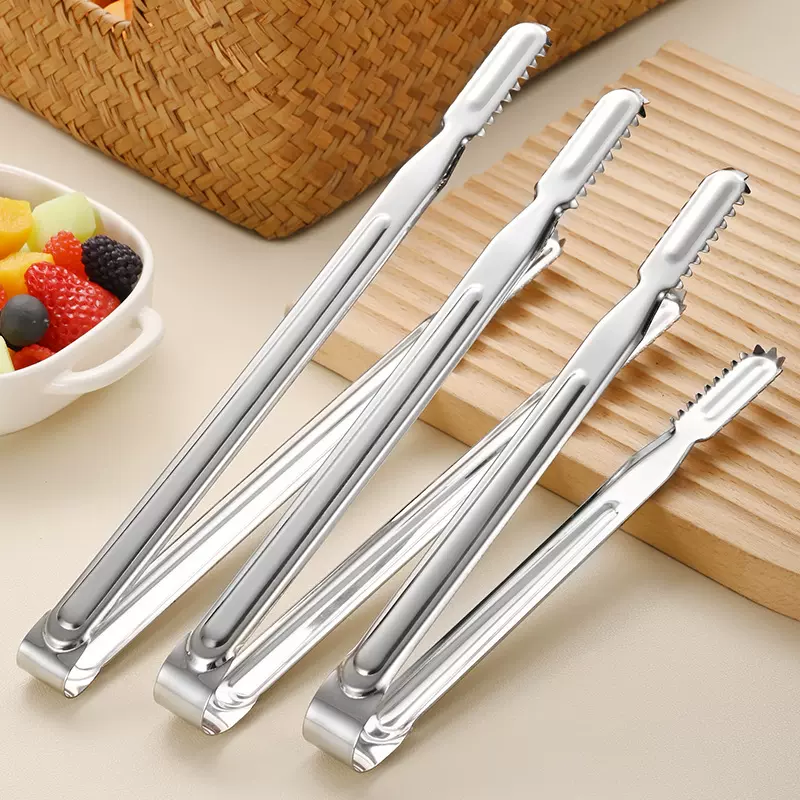 家用厨房不锈钢冰夹夹冰块夹子方糖水果夹食品夹面包夹烧烤夹食物