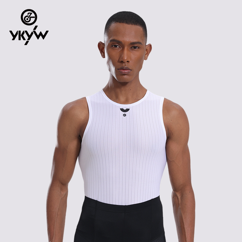 YKYW Summer Road Mountain Bike Base Layer Shirt for Men, Sweat-Wicking Sports 3D Mesh Lightweight Cycling Vest YKYW Summer Road Mountain Bike Base Layer Shirt for Men, Sweat-Wicking Sports 3D Mesh Lightweight Cycling Vest