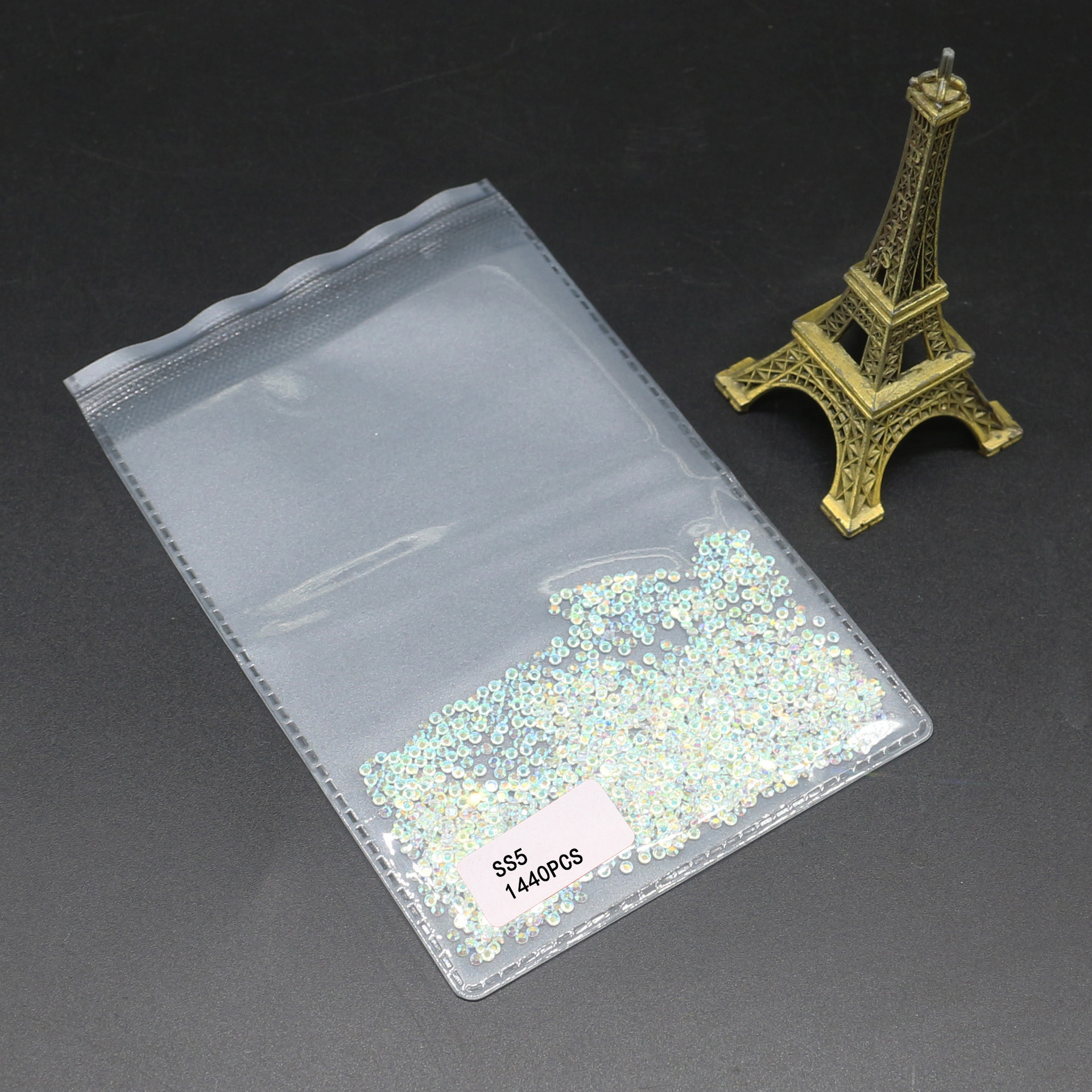 Diamantes de imitación grandes en forma de abanico SS4AB, diamantes sueltos transparentes, diamantes de fondo plano, circonitas iridiscentes, diamantes de imitación de cristal brillante para decoración de uñas