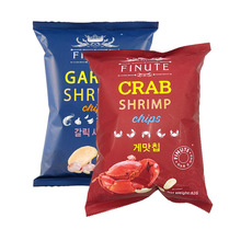 韩国进口garlic shrimp山趣莱福蒜味虾片姆巨型薯片超大网红零食