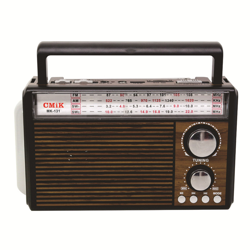 Customized cross-border cmik FM multi-band radio card Bluetooth MP3 player with flashlight audio