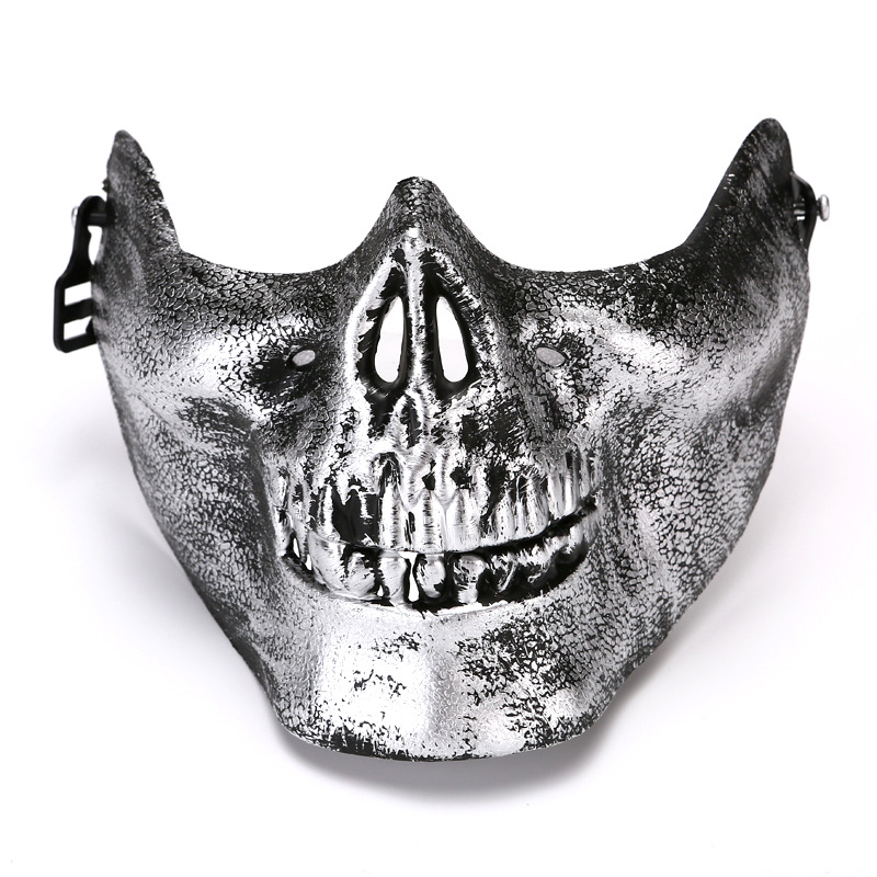 Soldados esqueleto en stock 3 generaciones de equipos militares estadounidenses media cara máscara de terror