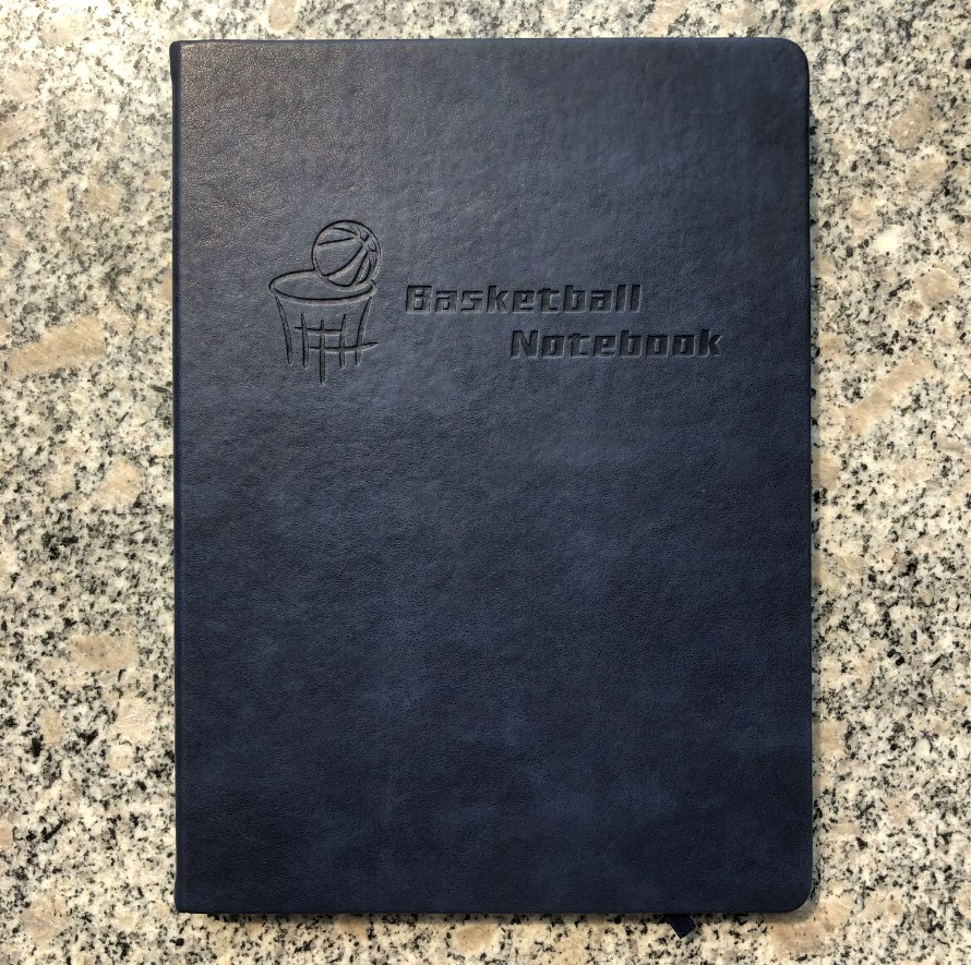 Basketball tactics laptop, training book