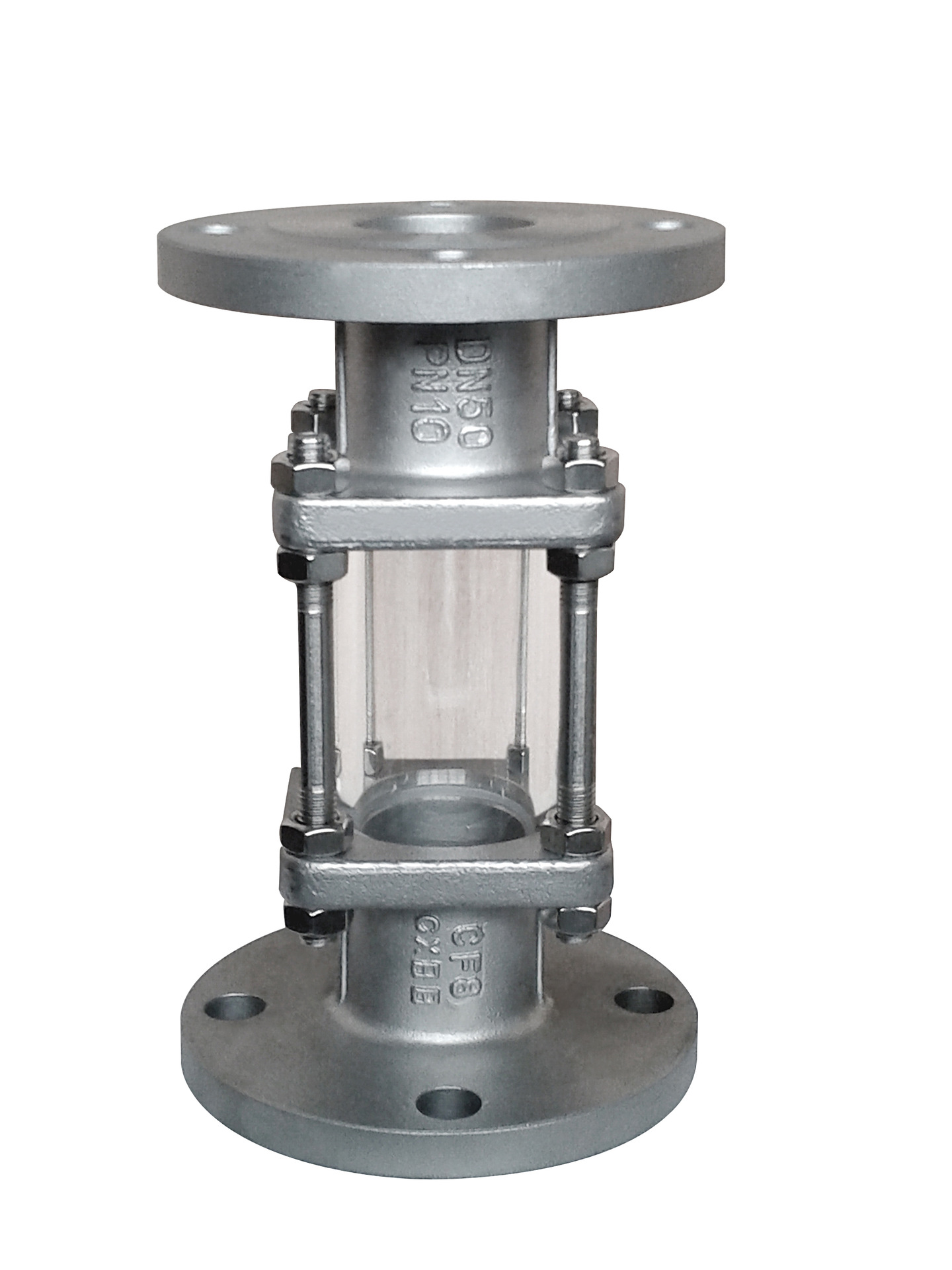 阀门配件 不锈钢法兰视镜 玻璃视镜 管道视盅 卫生级管道视镜