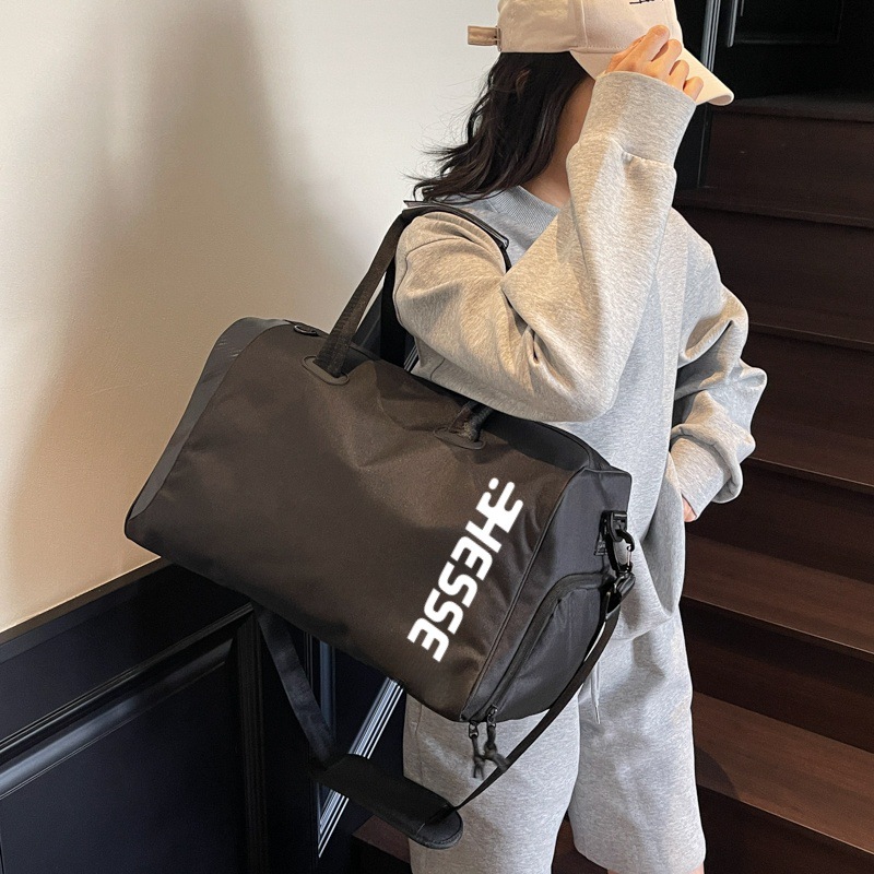 Short Trip Men's Large Capacity Women's Travel Hand Luggage Bag Dry Wet Separation Cycling Sports_voghion.com