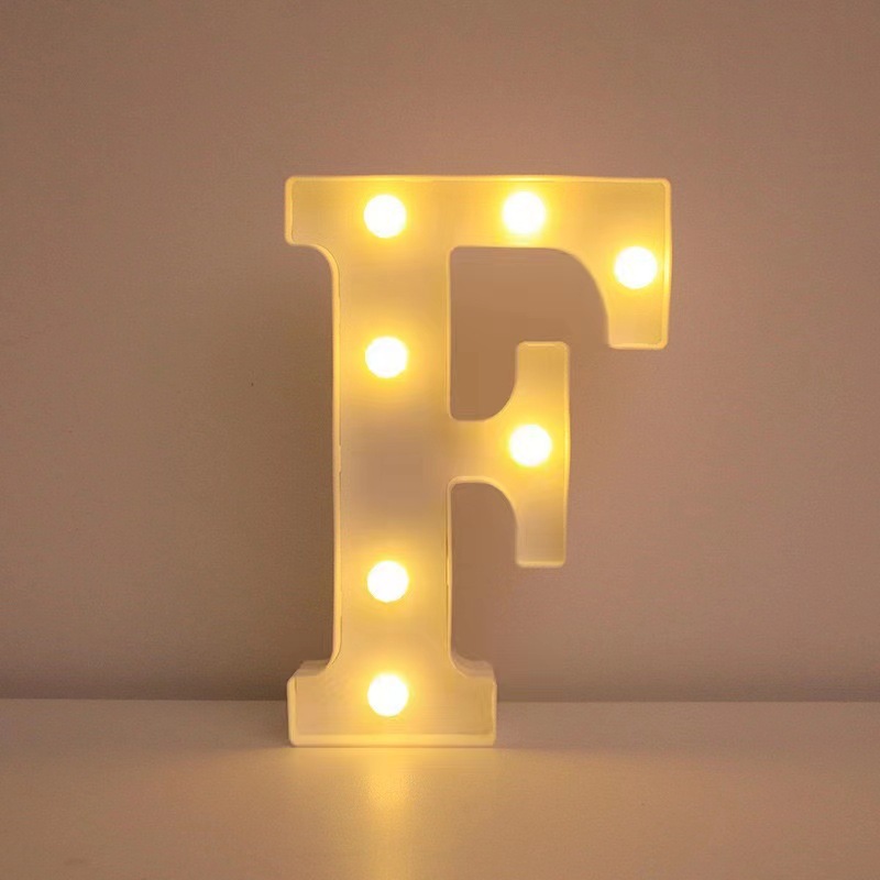 26 lámparas de letras INS viento digital modelado luz de atmósfera propuesta de boda fiesta de cumpleaños decoración de luces