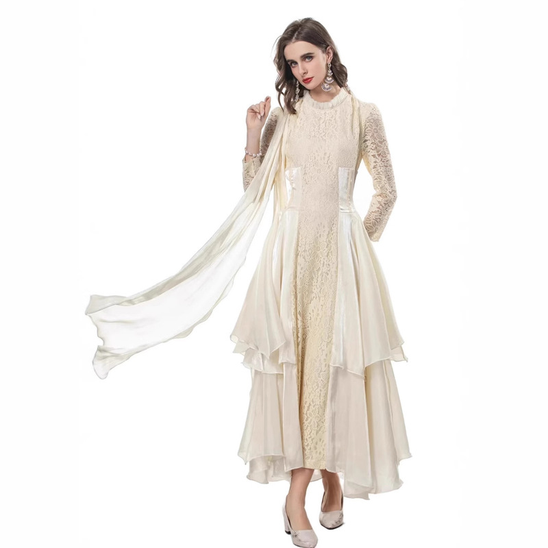 Guofeng New Chinese Style Improved Annual Meeting Dress High-end Light Luxury Small Super Good-looking dress Spring 2025